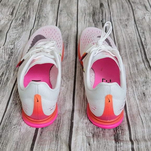 Nike Air Zoom Streak LT 4 Mens Sz 8.5 Rawdacious White/Pink DN1699-100 - Picture 6 of 9